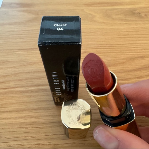 Bobbi Brown Luxe Lipstick Claret #1 Bestseller NIB - Picture 4 of 6